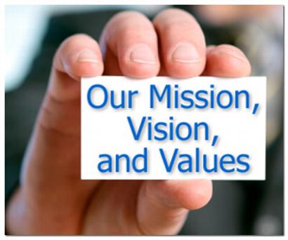 Values, Mission